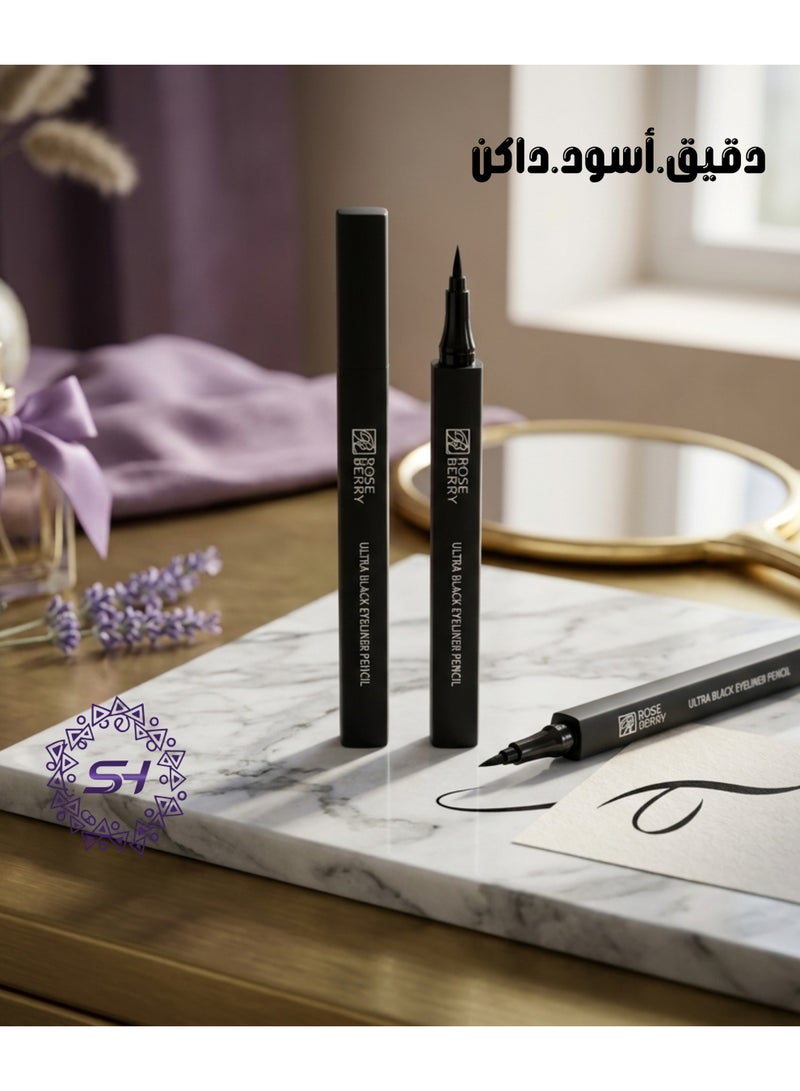 روز بيري قلم آيلاينر روز بيري فائق السواد – دقيق وسهل التحكم - Image 2