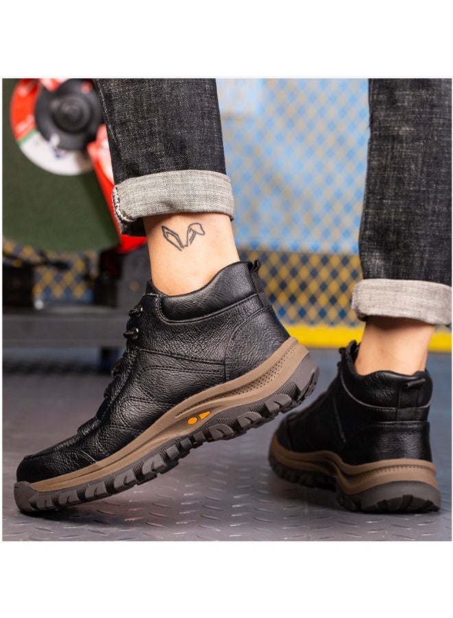 NIBEMINENT Men Safety Shoes Indestructible Work Sneakers Steel Toe Protection Shoes Anti-smashin Work Shoes Safety Boots Men Shoes Footwear - Image 2