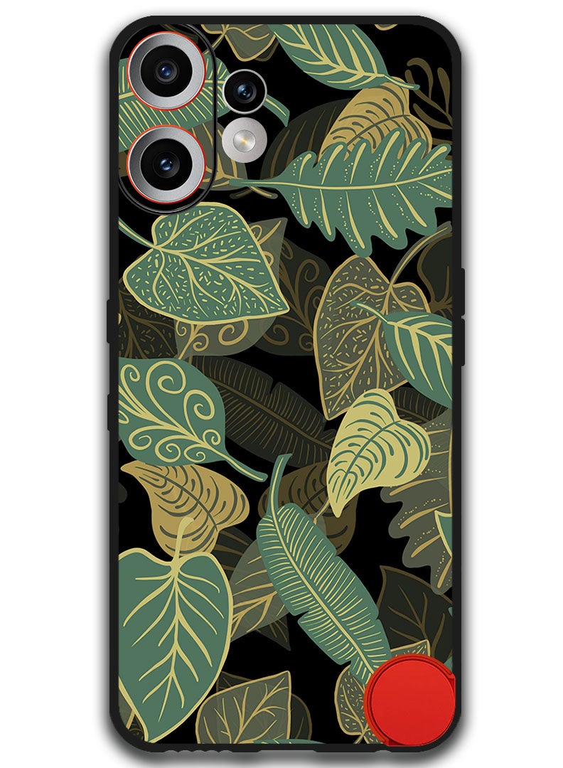 Theodor Case Compatible with Nothing CMF Phone 2 Pro 6.77 Inch Protection Shockproof Bumper Cover leaves_patterns_texture - Image 1