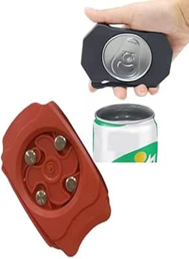 Rana Store Multifunctional Manual Can Opener, Easy Can Opener, Red, Pack of 1