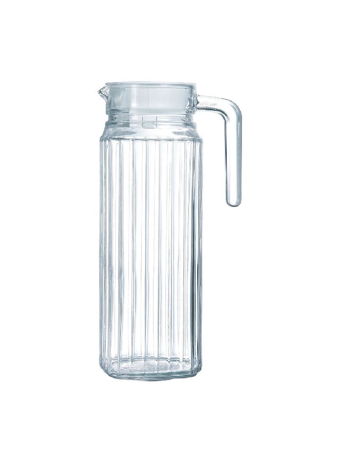 لومينارك إبريق زجاجي آمن لغسالة الأطباق من الكوارتز مع غطاء، شفاف، . لتر - Image 1