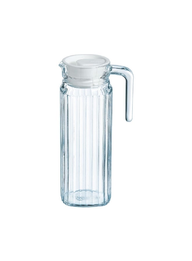 لومينارك إبريق زجاجي آمن لغسالة الأطباق من الكوارتز مع غطاء، شفاف، . لتر - Image 2