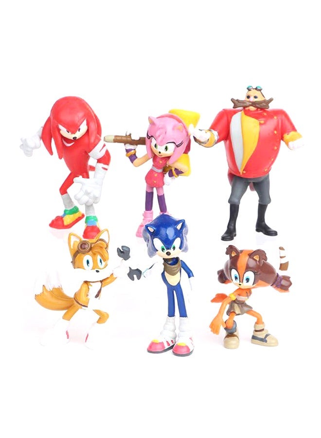 NIBEMINENT 6-Piece Sonic The Hedgehog Figure Set - Image 1