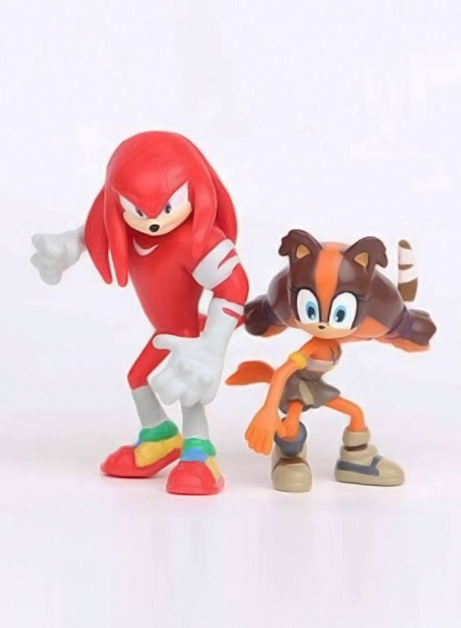 NIBEMINENT 6-Piece Sonic The Hedgehog Figure Set - Image 3