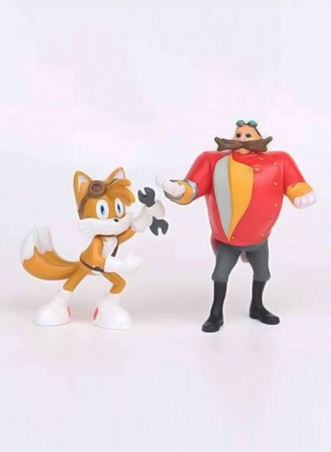 NIBEMINENT 6-Piece Sonic The Hedgehog Figure Set - Image 4