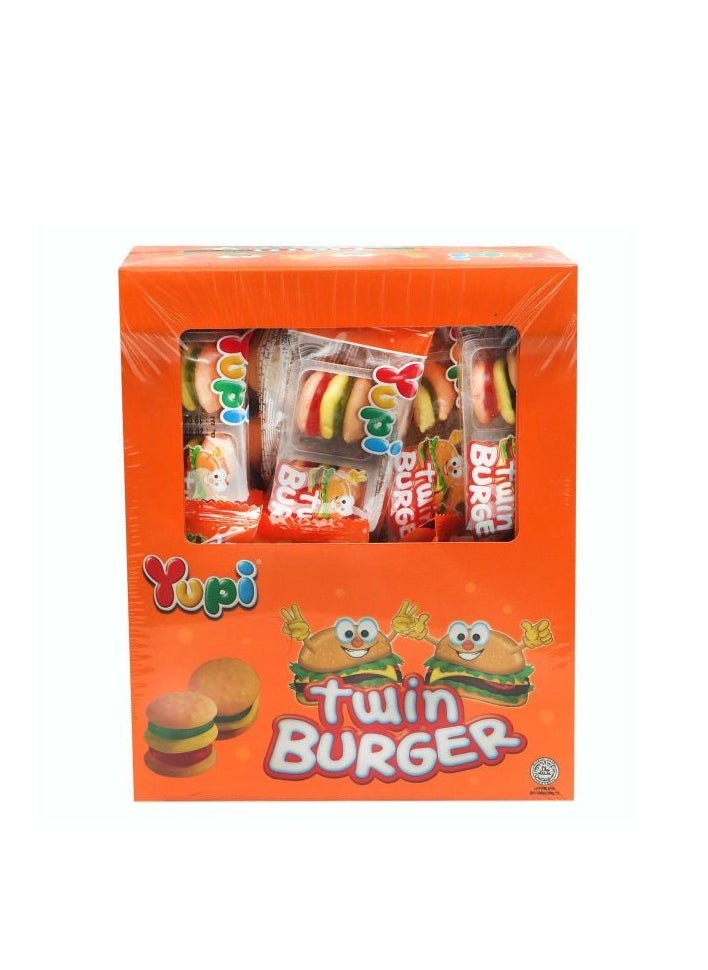 Yupi Yupi Jelly Twin Burger Jello Candy Box - 24 Pieces  - Image 2