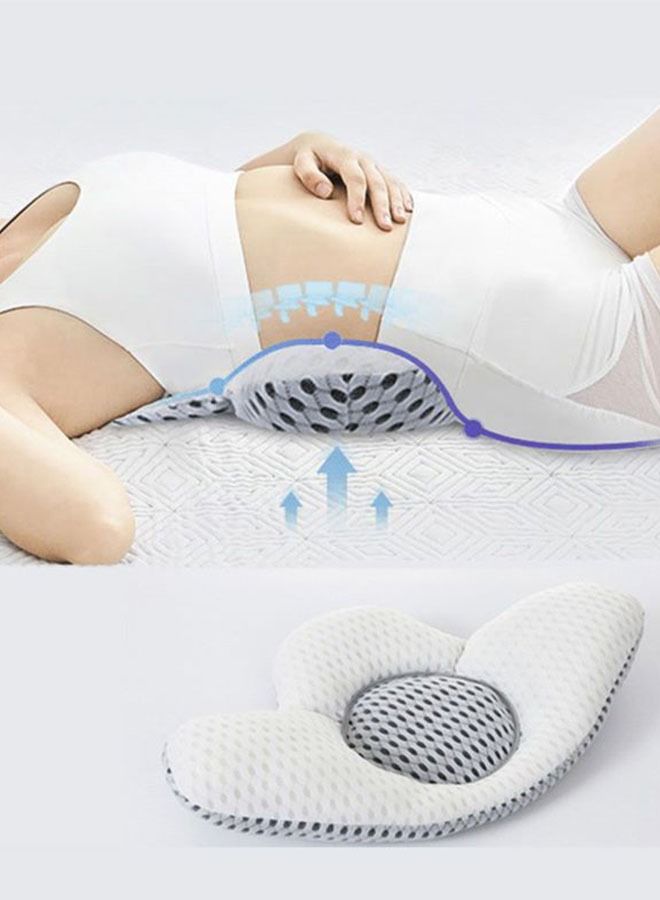 Lumbar Support Pillow Memory Foam Back Cushion For Sleeping, Lower Back Pain Relief, Bed Chair Car Seat - Image 1