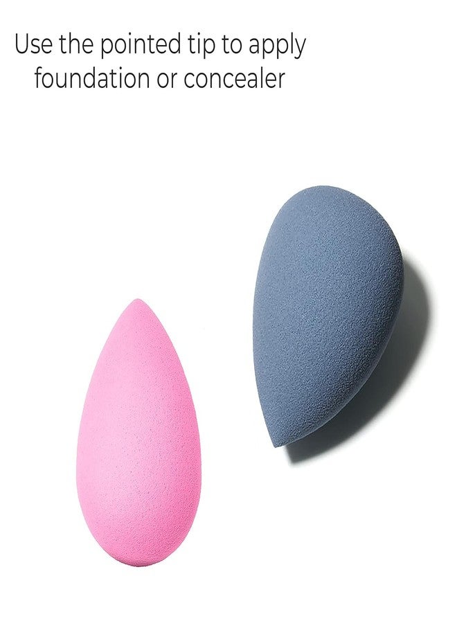 Drumstone (𝐒𝐩𝐞𝐜𝐢𝐚𝐥 𝐰𝐢𝐭𝐡 𝟏𝟎 𝗬𝗲𝗮𝗿𝘀 𝗪𝗮𝗿𝗿𝗮𝗻𝘁𝘆) Soft Blend Mix Color Makeup Sponge | Flawless Foundation & Concealer Application | Ideal for Daily Beauty Routine - Image 2