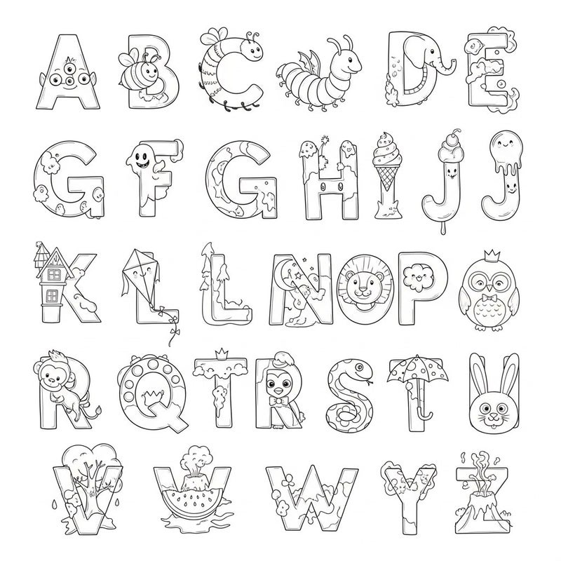 general Fun Alphabet ABC Coloring & Activity Book for Toddlers & Early Learners - Image 1