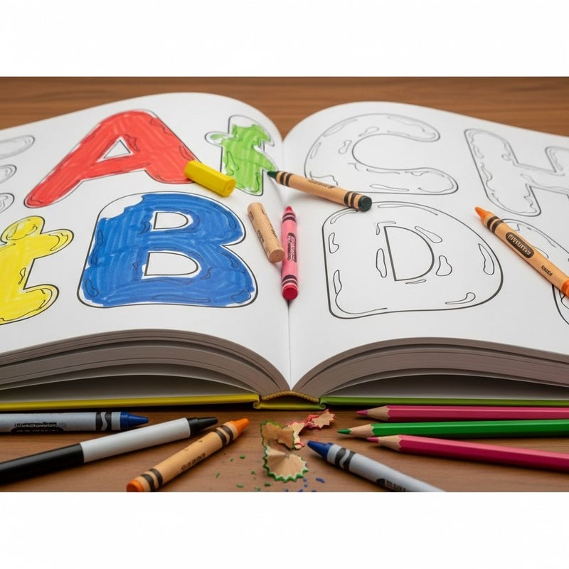 general Fun Alphabet ABC Coloring & Activity Book for Toddlers & Early Learners - Image 4
