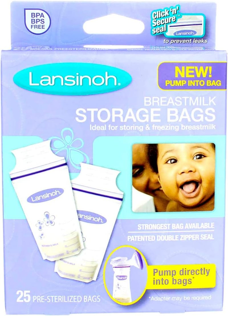 Lansinoh Breast Milk Storage Bags - 25 Count - Image 2