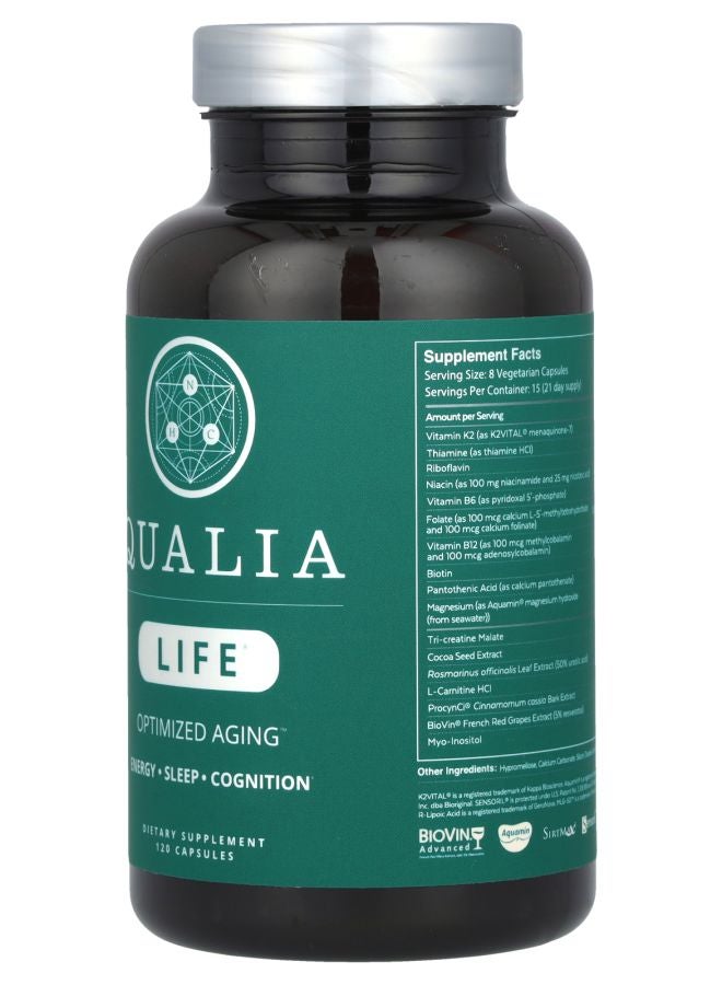 Qualia Life® 120 Capsules  - Image 2
