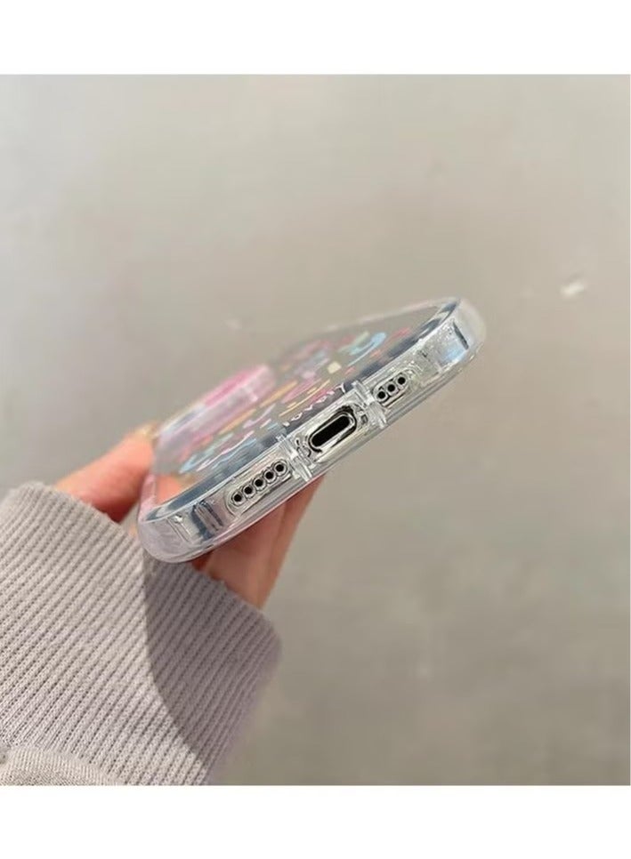 Adorable Girl Heart Mirror Phone Case for iPhone 16 Pro Max Shockproof Back Cover - Image 3