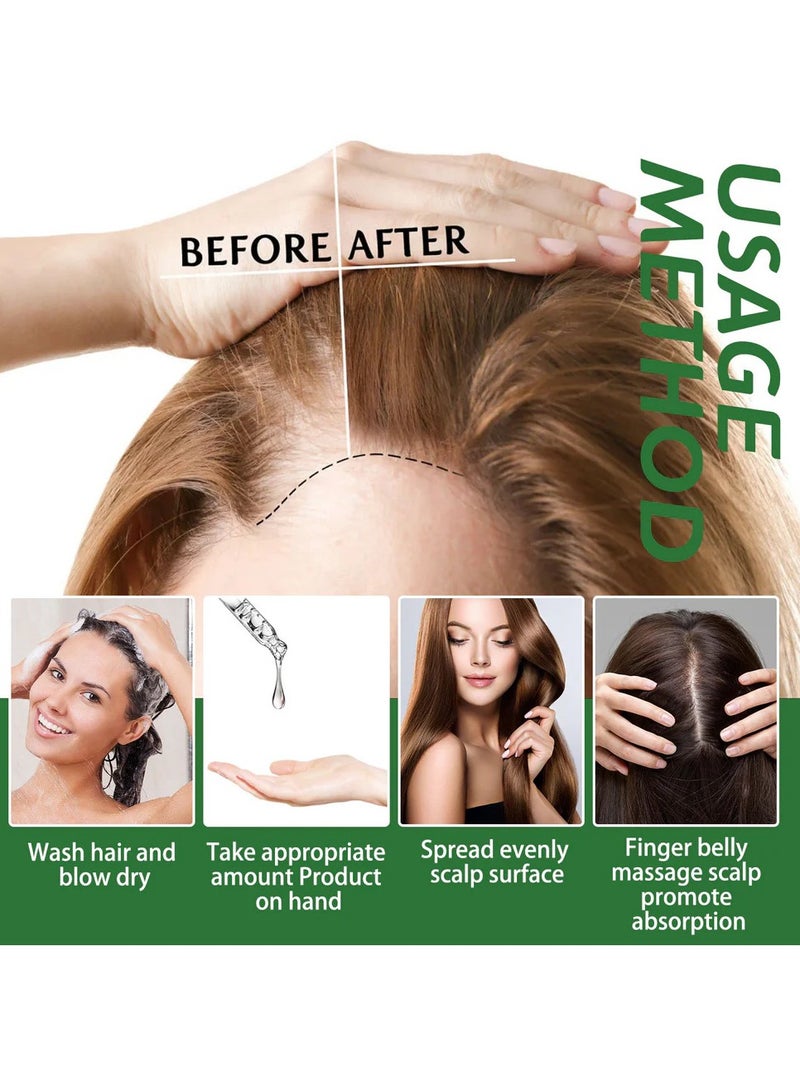 OUHOE 60 ml Rosemary Essential Oil for Hair Growth Pure Organic Rosemary Oil for Dry Damaged Hair and Growth Hair Scalp Oil Pure and Natural Premium Quality Oil Hair Loss Treatment Oil - Image 3