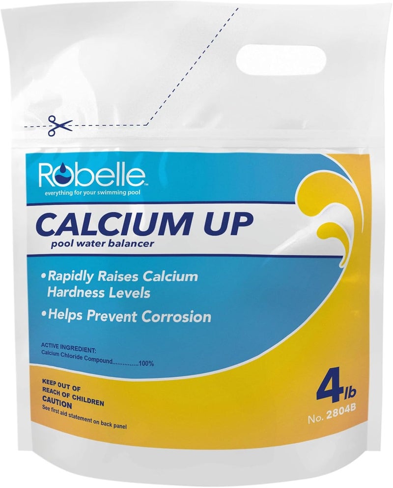 Robelle 4-Pounds Premium Pool Calcium Up, Calcium Hardness Increaser - Image 1