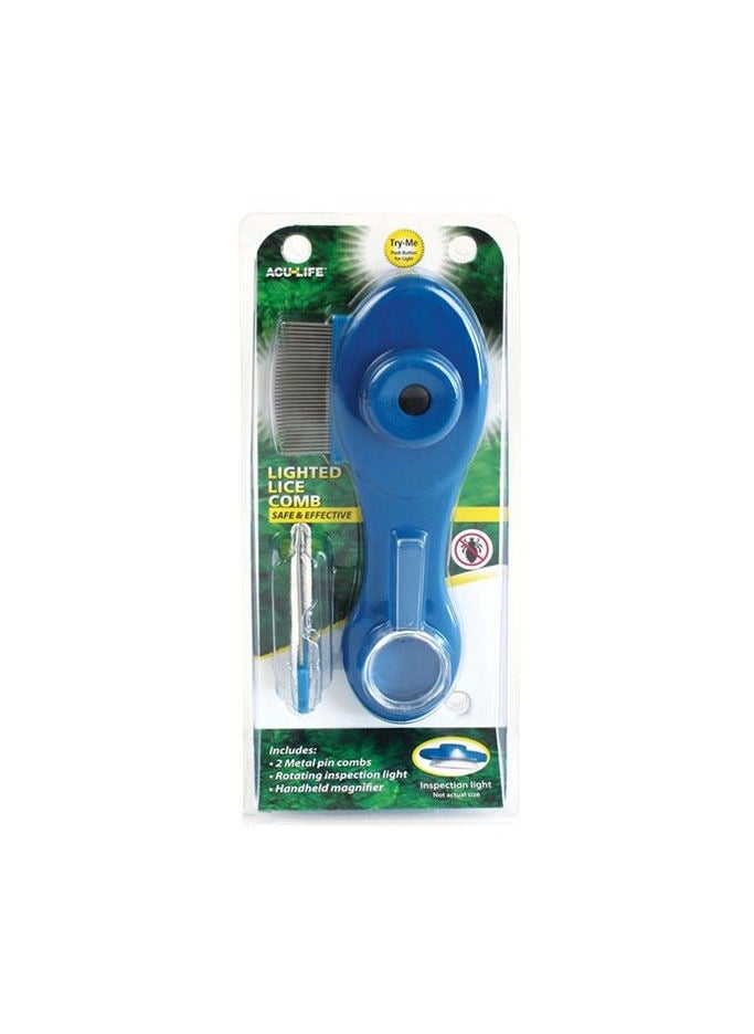 ACU-LIFE - Acu Life Lighted Lice Comb - Image 1