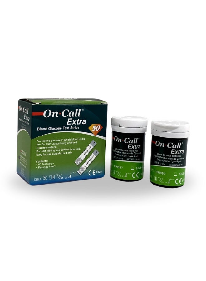 On Call Temporary Offer " 1x On Call Extra Blood Glucose Test Strips - 50 Pcs " + 1x Free On Call Extra Blood Glucose Monitoring System - Image 5