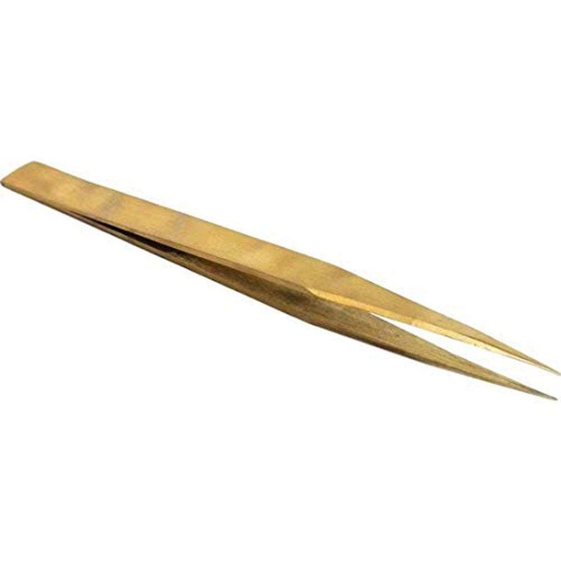 DIY Crafts Pack Of 7 Pcs Brass Tweezers Anti Magnetic Brass Tweezers Wa Pack Of 7 Pcs Brass Tweezers - Image 5