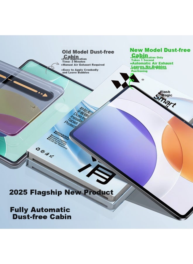 Shanmo Tempered Glass Screen Protector For Xiaomi Pad 7s Pro, 12.5-inch, 2025 Model, 7spro, Dust-free Box, Anti-dust, Anti-fingerprint, Hd Protective Film