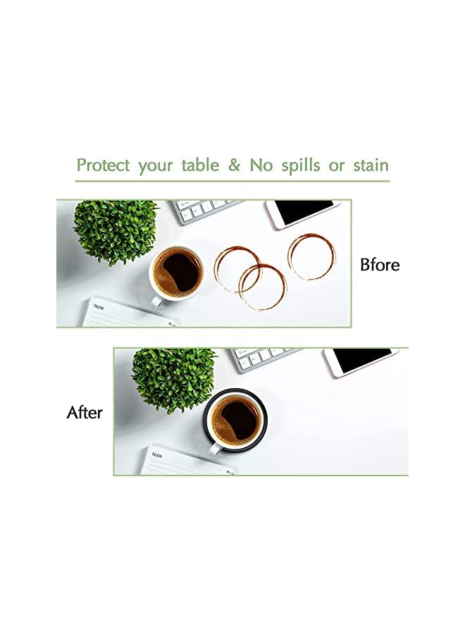 The Bros Silicone Drink Coasters, Non-Slip Cup Coasters, Heat Resistant Cup Mate, Soft Coaster for Tabletope Protection, Furniture from Damage, 5 Pack - Image 5