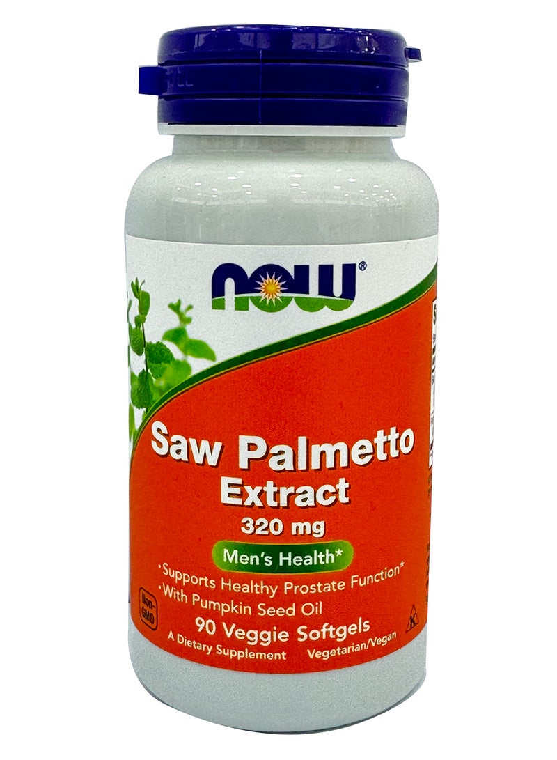 now Saw Palmetto 320Mg 90 Softgels