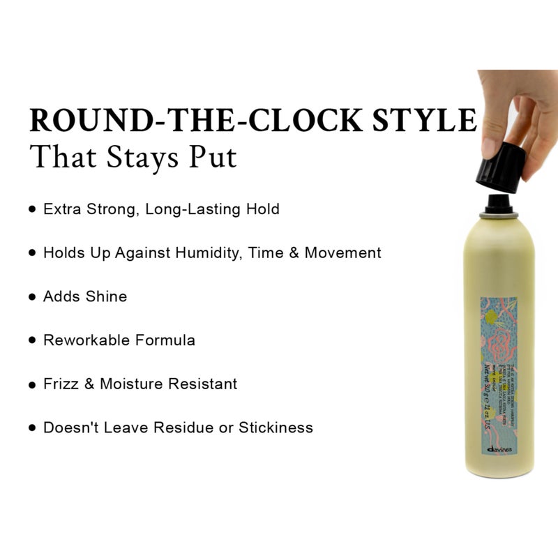 Davines This is an Extra Strong Hairspray, Maximum Hold Formula for All Day, Residue-Free Styling And Control, 12 Fl. Oz. - Image 5