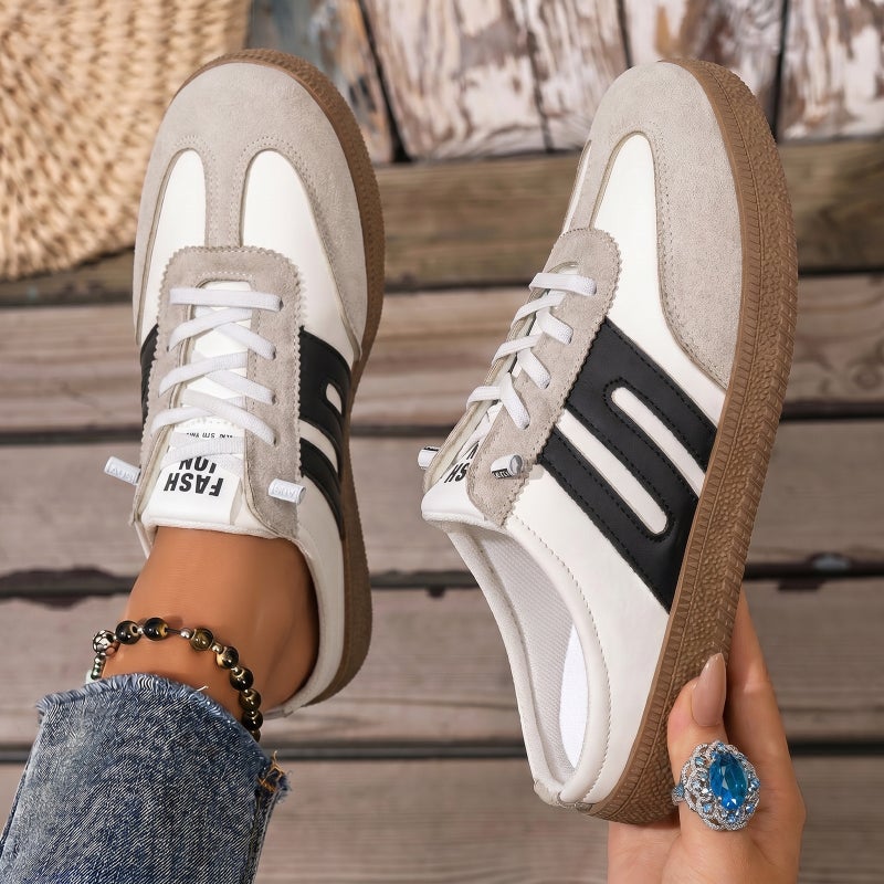 Women's Retro Mule Shoes Slip-on Breathable Casual Flat - Image 4