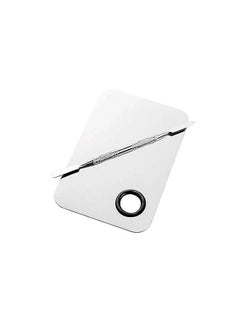 ORiTi Professional Pro Stainless Steel Makeup Palette Cosmetic Palette with Spatula Tool Makeup Art Tool  - Image 4
