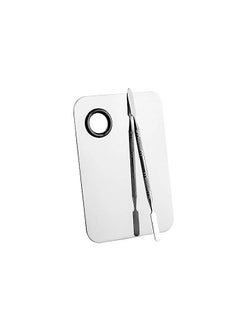 ORiTi Professional Pro Stainless Steel Makeup Palette Cosmetic Palette with Spatula Tool Makeup Art Tool  - Image 2