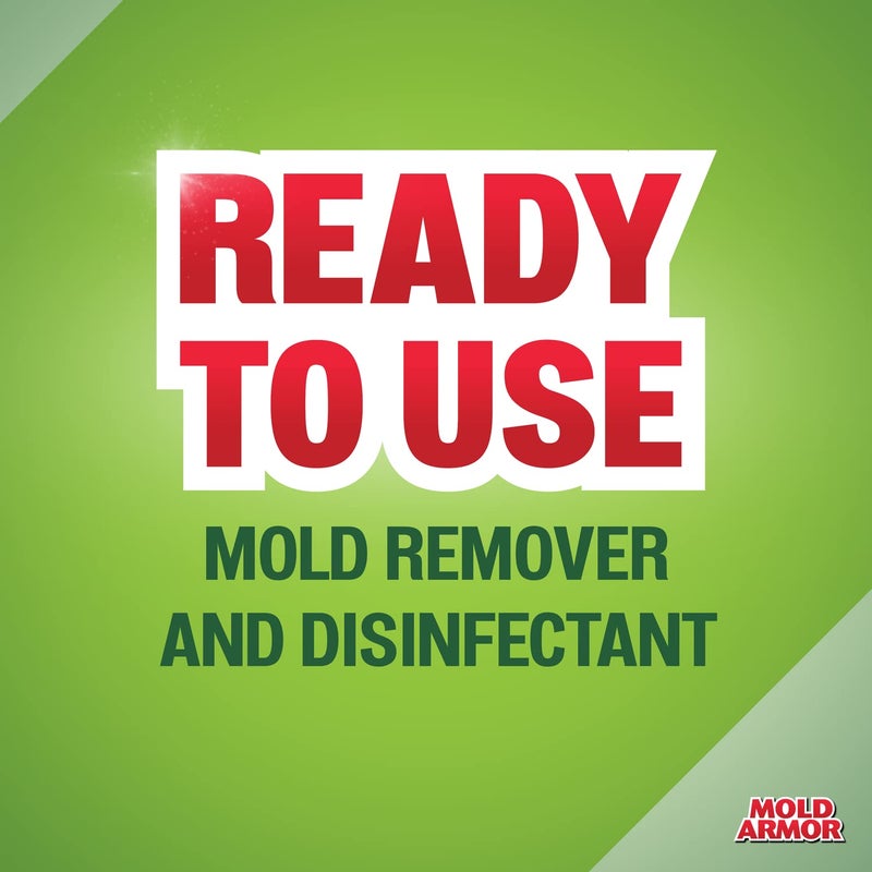 Mold Armor Mold Remover & Disinfectant Cleaner, 32 oz. Spray Bottle, Inhibits Growth of Mold, Kills 99.9% of Household Bacteria and Viruses, Easy-To-Use Mildew and Mold Control Solution - Image 2