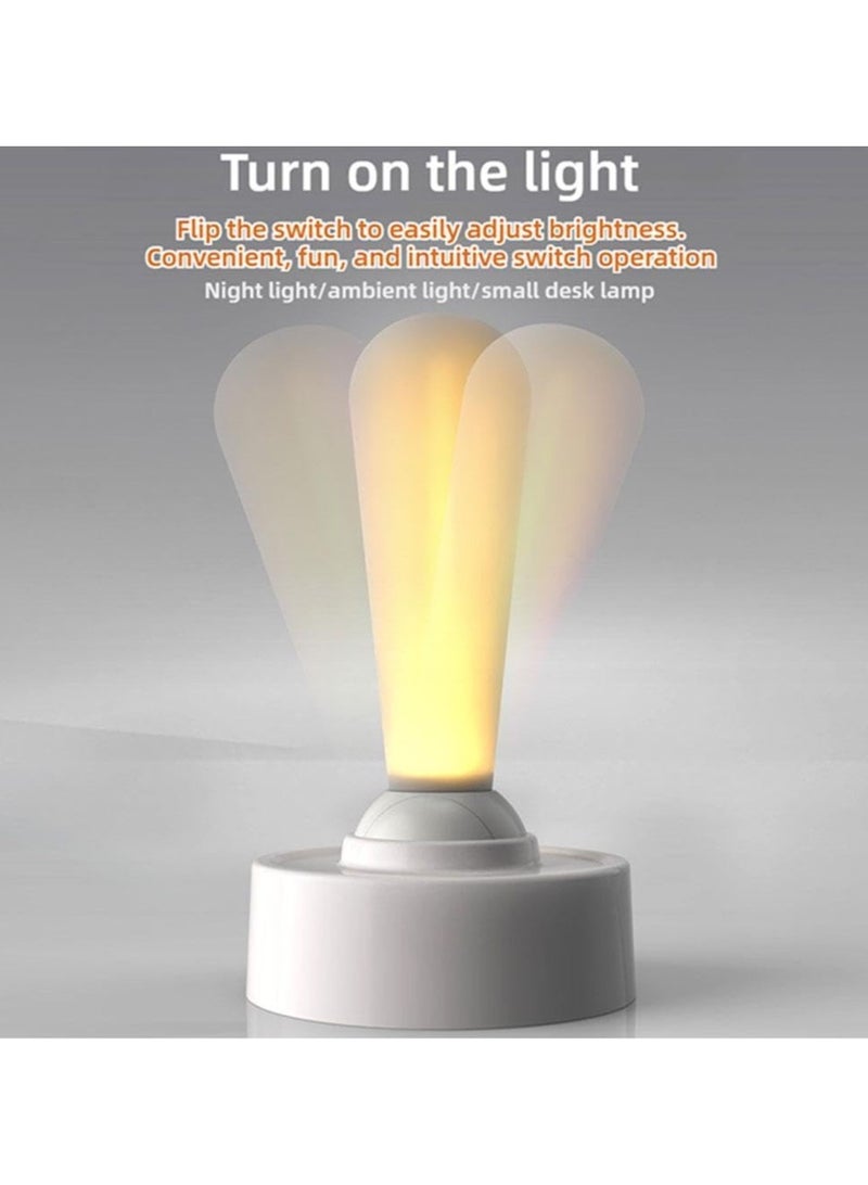 Switch arm toggle lamp night lamp, adjustable night lamp, adjustable night lamp, adjustable silicone lamp, adjustable silicone lamp, controllable with portable joystick, USB rechargeable funny lamps, adjustable brightness, wall and desktop use  - Image 3