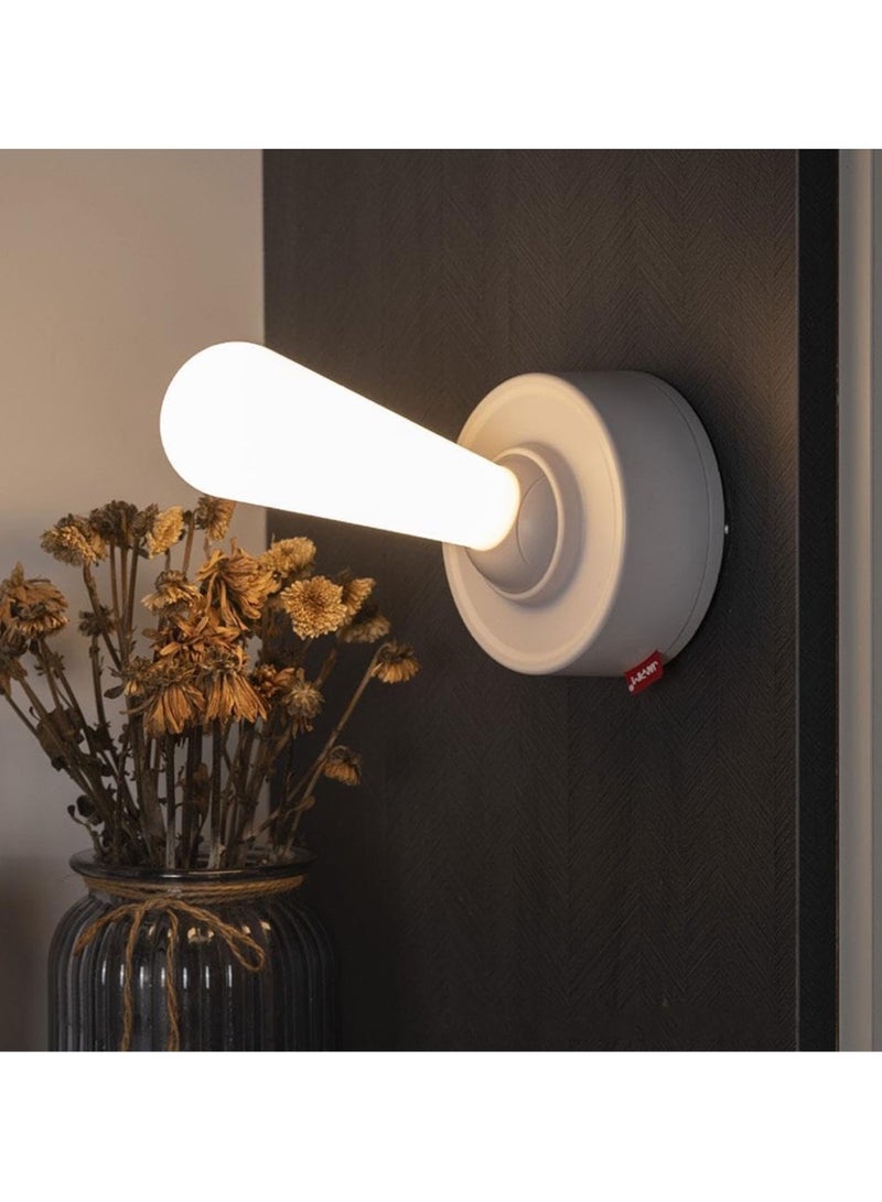 Switch arm toggle lamp night lamp, adjustable night lamp, adjustable night lamp, adjustable silicone lamp, adjustable silicone lamp, controllable with portable joystick, USB rechargeable funny lamps, adjustable brightness, wall and desktop use  - Image 4