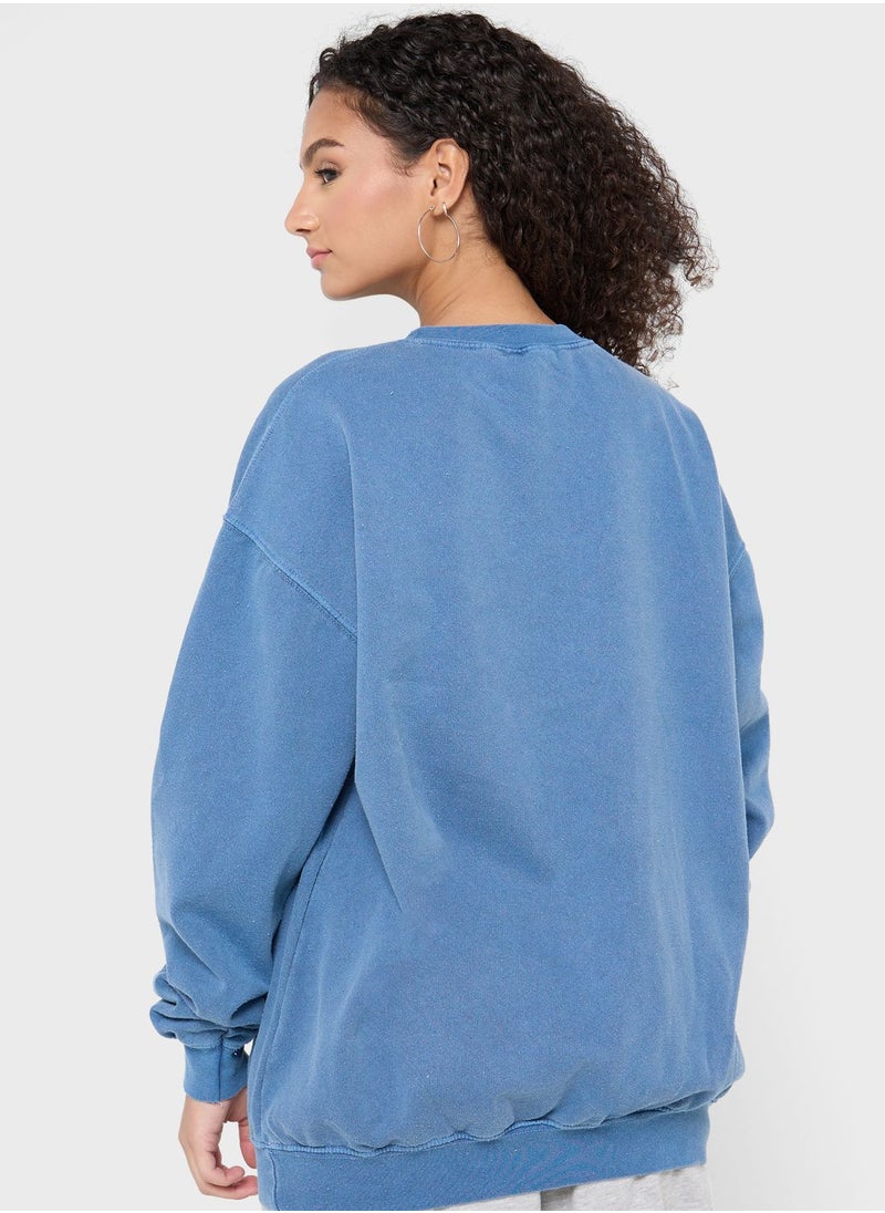 TOPSHOP - Graphic Knitted Sweatshirt - Image 1