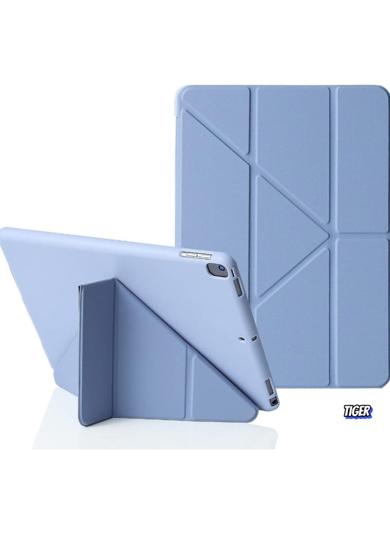 JAJEEK iPad 10.2 Inch Case – Compatible with iPad 9th Generation 2021, iPad 8th Generation 2020 & iPad 7th Generation 2019 – 5-in-1 Viewing Angles, Auto Wake/Sleep, Soft Back Cover, Lavender Grey – Durable, Lightweight Protection - Image 1