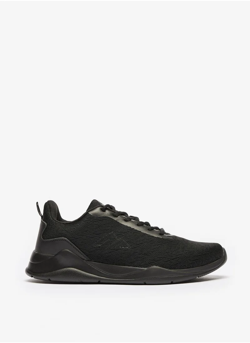 OAKLAN Textured Lace Up Sneakers