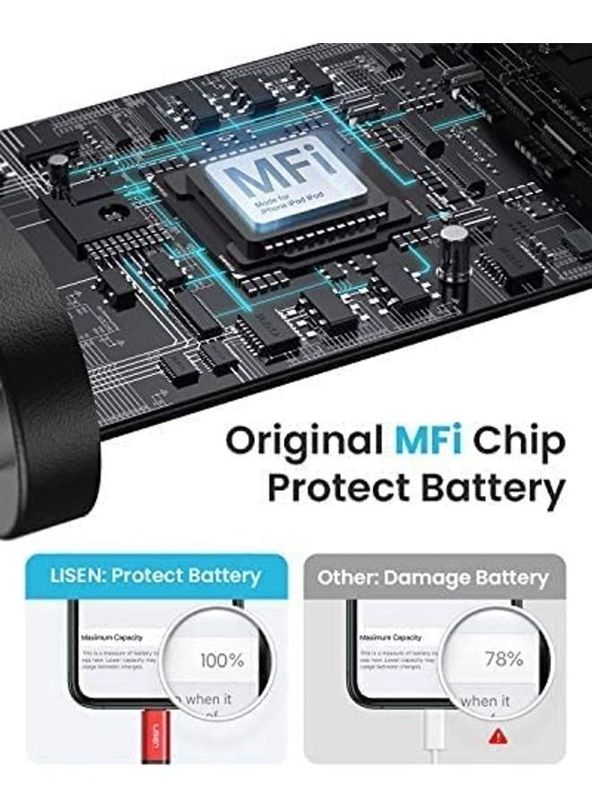 Cordova - USB C to Lightning Cable Against Overcharging – Perfect Size Fast Charging Nylon Braided Exclusive Laser Welding Technology - Image 1