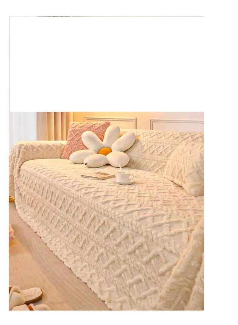 BAIG Thickened Plush Sofa Throw Blanket Dust Anti-cat Scratch Universal Sofa Blankets Sofas Towel for Living Room Bedroom Bed Sofa - Image 1