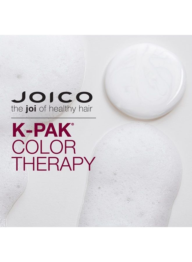 JOICO K-PAK Color Therapy Color-Protecting Shampoo | For Color-Treated Hair | Boost Shine | Improve Elasticity | Repair Breakage | Rebuild Damaged Hair | With Keratin & Argan Oil | 10.1 Fl Oz - Image 5