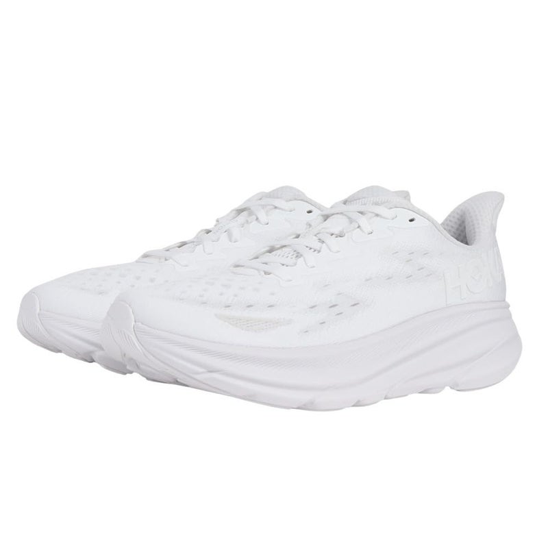 Hoka Mens Clifton 9 Sneaker WhiteWhite 8