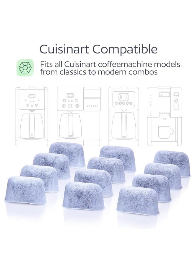 GoodCups 12 Water Filters for Cuisinart Coffee Makers - Fits all Cuisinart Coffee Brewers - Replacement Charcoal Water Filters for Cuisinart - Image 2