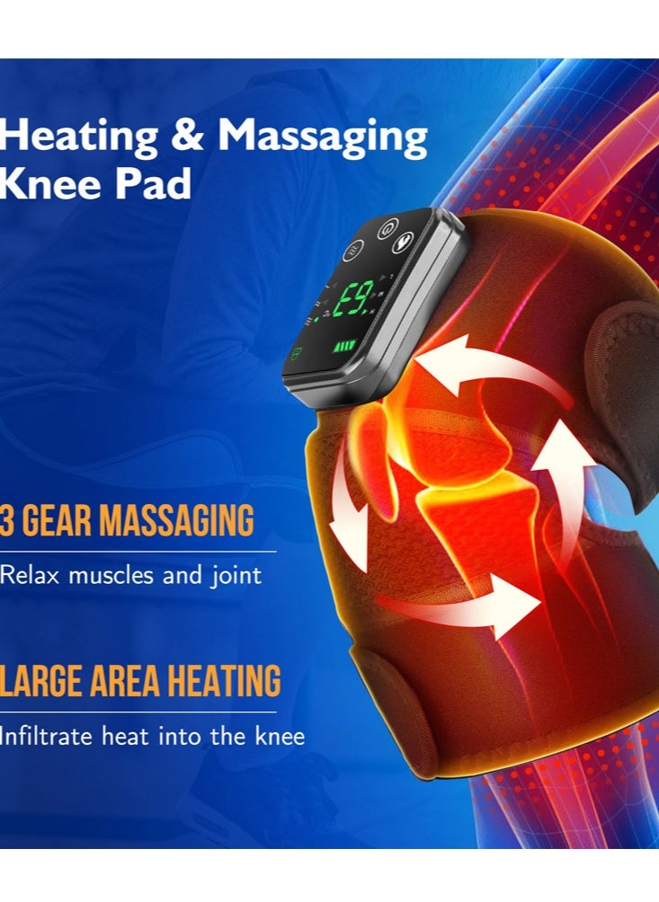 Knee Massager with Heat and Vibration, Heating Pad for Knee Shoulder Elbow, Heated Knee Brace for Arthritis with Massage - pzsku/ZCBF54C9E54CB67DA5BFBZ/45/_/1709780783/93fb0643-13cc-42c4-baa9-74bb837647c0