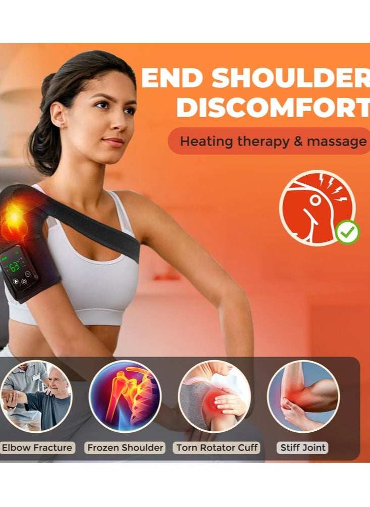 Knee Massager with Heat and Vibration, Heating Pad for Knee Shoulder Elbow, Heated Knee Brace for Arthritis with Massage - pzsku/ZCBF54C9E54CB67DA5BFBZ/45/_/1709780783/ee2838bf-b137-45b6-944f-325be9be0bb9