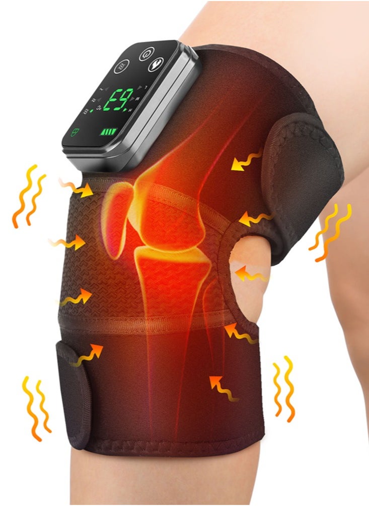 Knee Massager with Heat and Vibration, Heating Pad for Knee Shoulder Elbow, Heated Knee Brace for Arthritis with Massage - pzsku/ZCBF54C9E54CB67DA5BFBZ/45/_/1709780785/f2db7377-0c67-4d40-a032-2445cf3c60b0