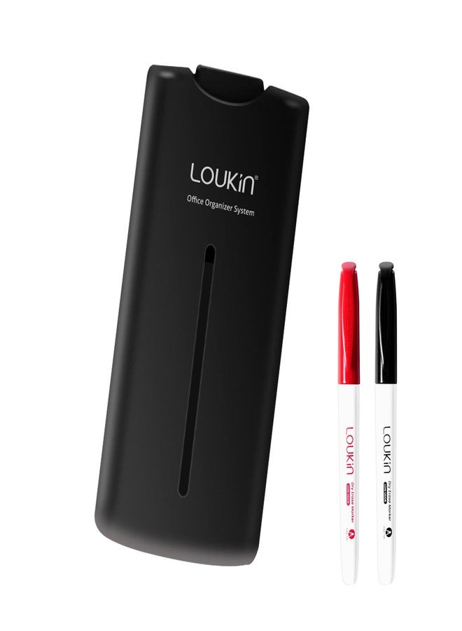 loukin All-in-One Magnetic Dry Erase Eraser, Patent Whiteboard Eraser with Whiteboard Cleaner, Ideal for Classroom, Home and Office Use, 2 Markers Included - Image 1