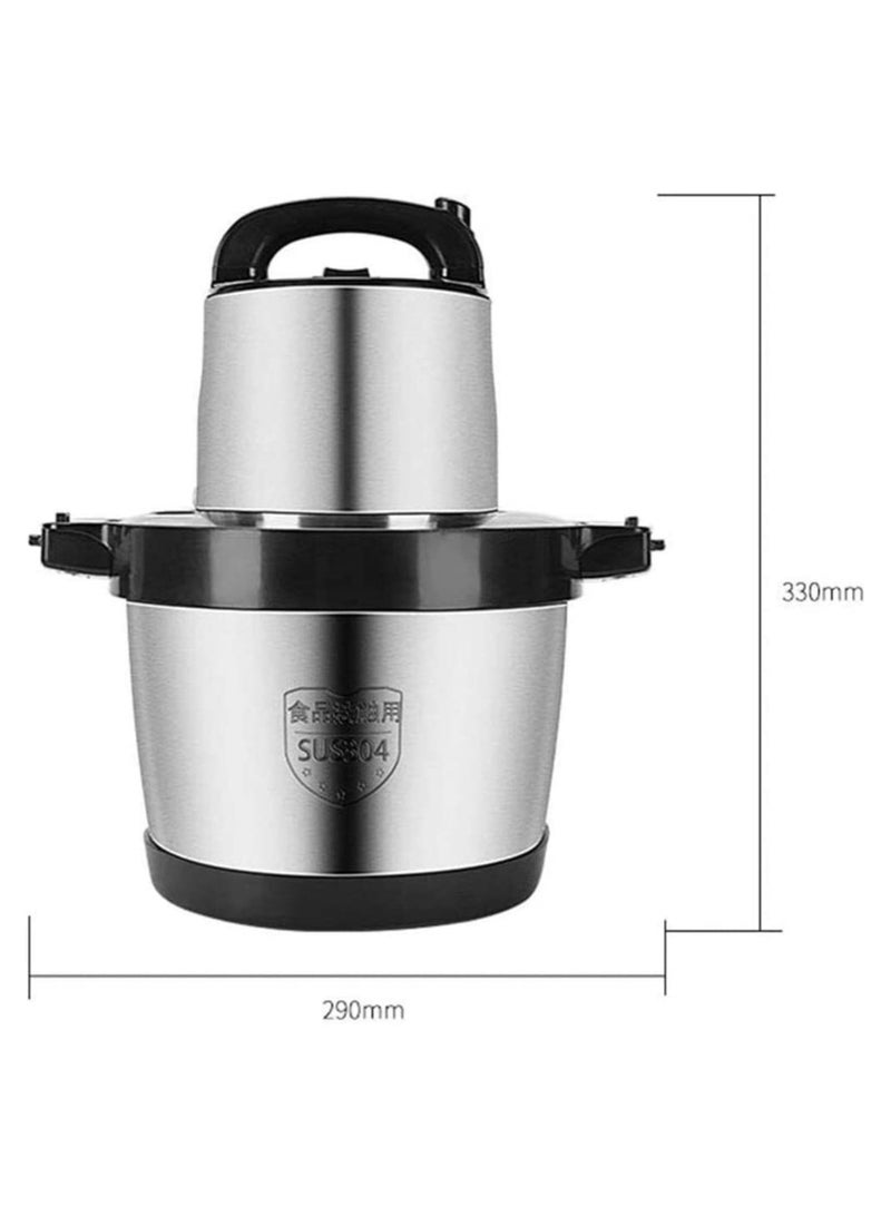 Eworld Electric Food Processor and Blender, Stainless Steel Blending Chopper for Meat Vegetable and Fruits 6L - Image 2