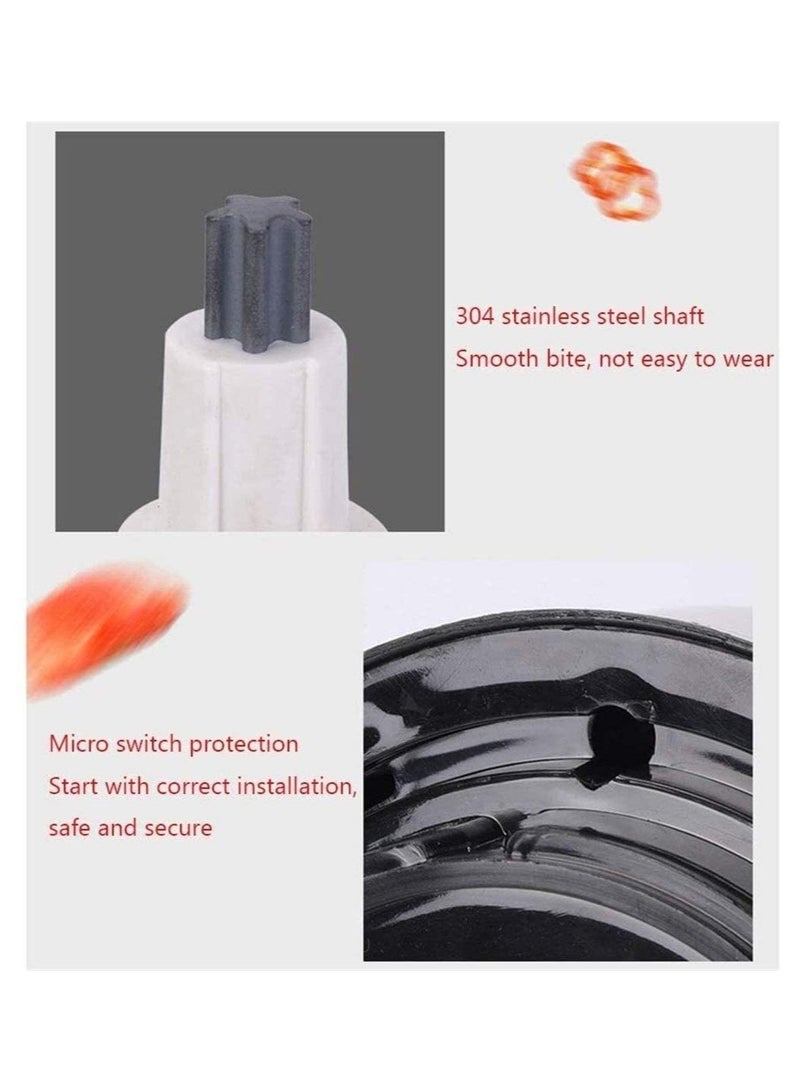 Eworld Electric Food Processor and Blender, Stainless Steel Blending Chopper for Meat Vegetable and Fruits 6L - Image 4