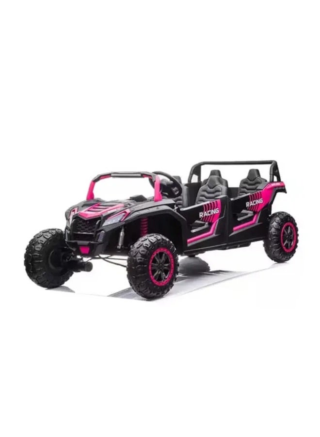Megastar Electric Racing UTV 4 Seater 24V Pink YSA033/MBA033 - Image 1