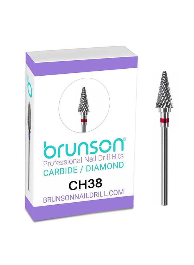 brunson رؤوس مثقاب الأظافر رؤوس أظافر ماسية أدوات مانيكير CH38 - Image 1