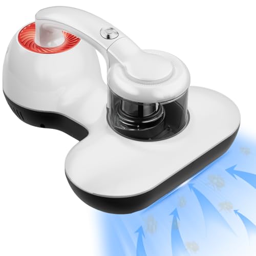 Hersven Mattress Vacuum Cleaner, Handheld UV Bed Vacuum Cleaner 16KPa & 12800 Vibrations Per/Min Upgraded Effectively Clean Up Bed, Pillows, Cloth Sofas, Carpets and Ther Fabric Surfaces - Image 1