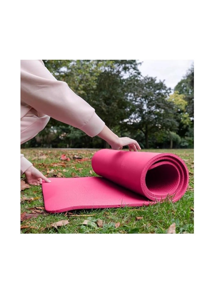 Generic Premium Yoga Mat Extra Thick 15mm - High Density Non-Slip Exercise Mat for Yoga, Pilates, Home & Gym Workouts  - Image 3